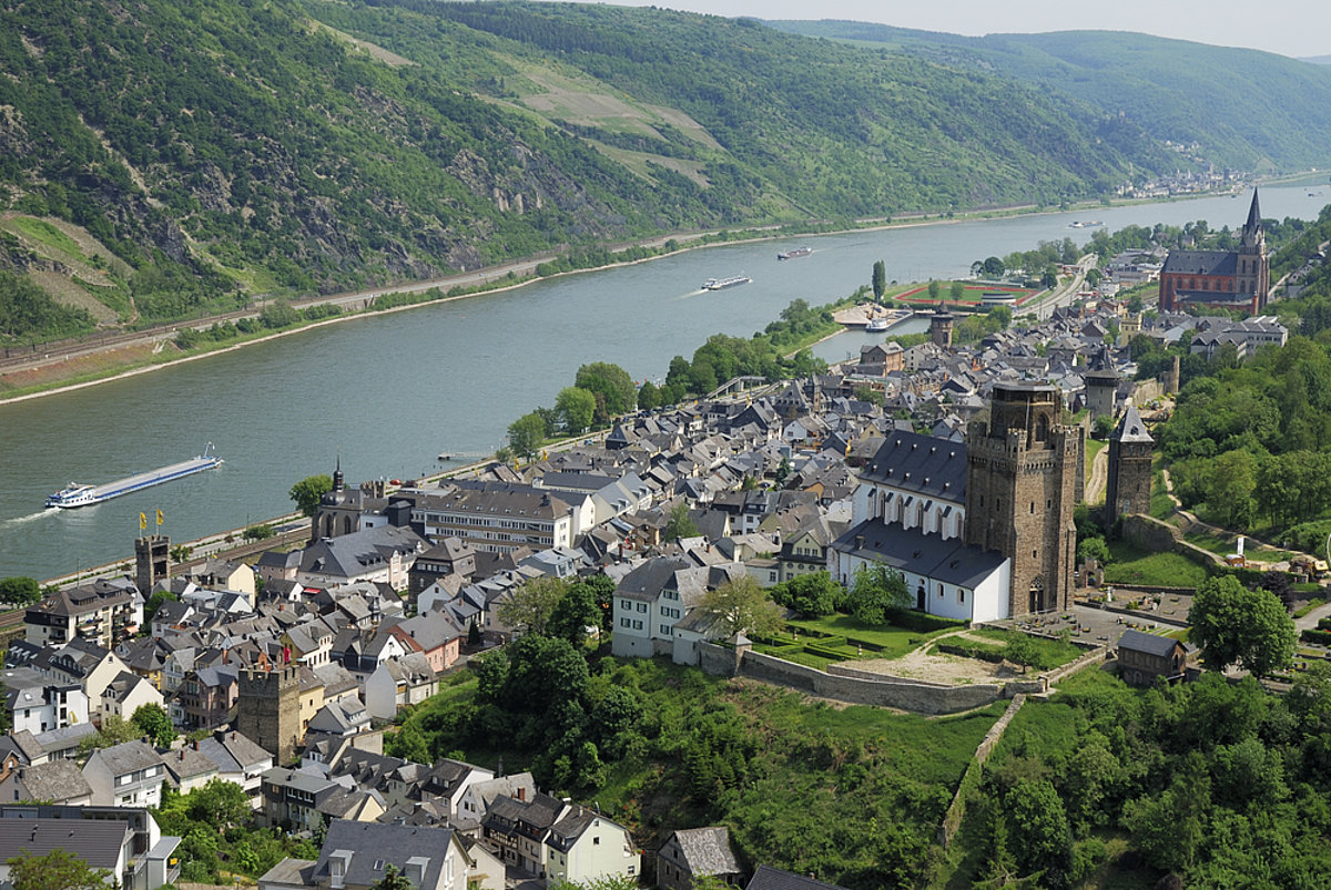 Luftbildaufnahme Oberwesel