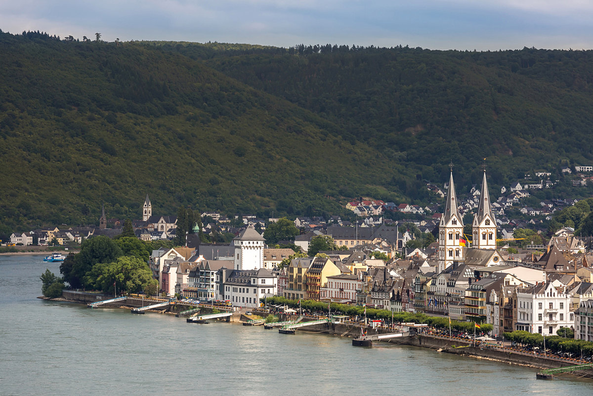 Rheinufer Stadt Boppard