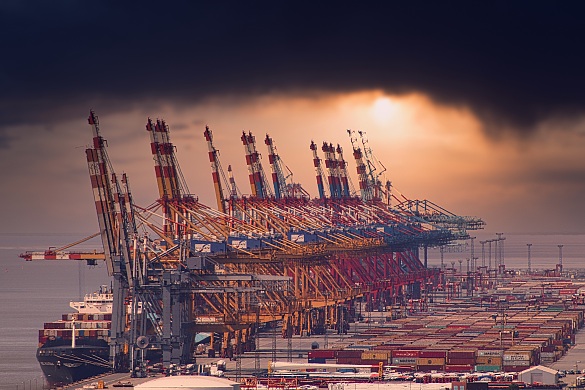 Containerhafen Bremerhaven.