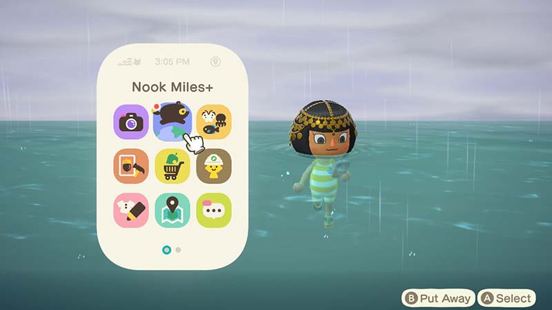 (Animal Crossing NH NookPhone Menu Image)