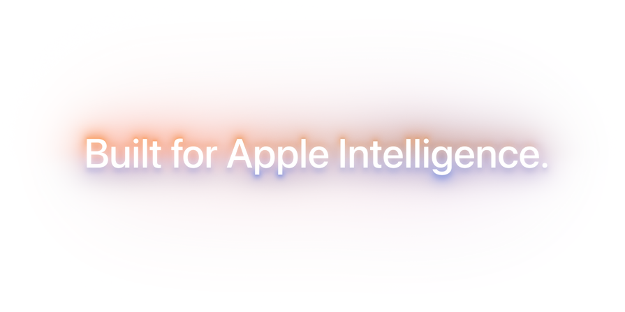 Hello, Apple Intelligence.