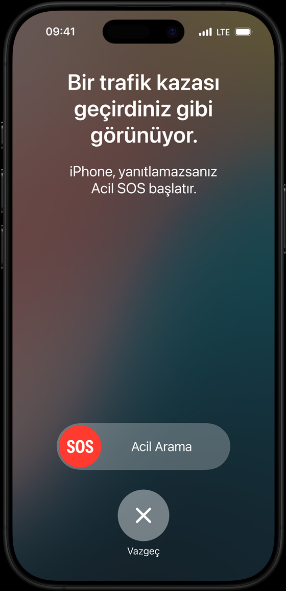 Siyah Titanyum iPhone 16 Pro’da Uydu üzerinden mesajlaşma özelliğinin gösterimi