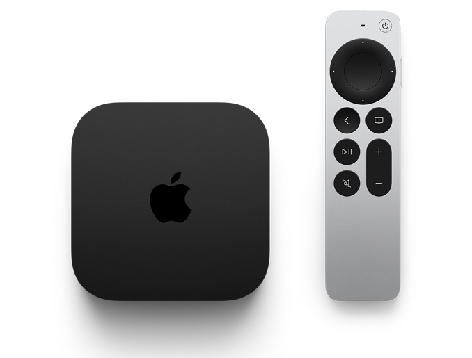 Apple TV 4K et télécommande Siri Remote