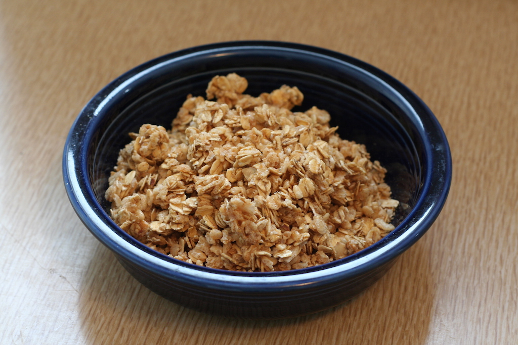 A tasty bowl of Granola