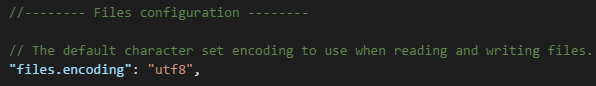 files.encoding setting