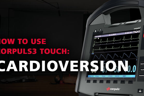 Tutorials by corpuls | How to use corpuls3: cardioversion