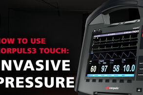 Tutorials by corpuls | How to use corpuls3: Invasive blood pressure measurement