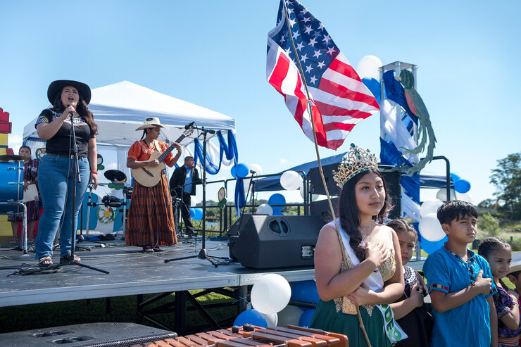 An annual festival for a growing community of Guatemalan immigrants in New Bedford, Mass. took place in September 2021. Members of the musical group, Soñando por Mañana, which means Dreaming for Tomorrow in Spanish, sang both the U.S. and Guatemalan national anthems.