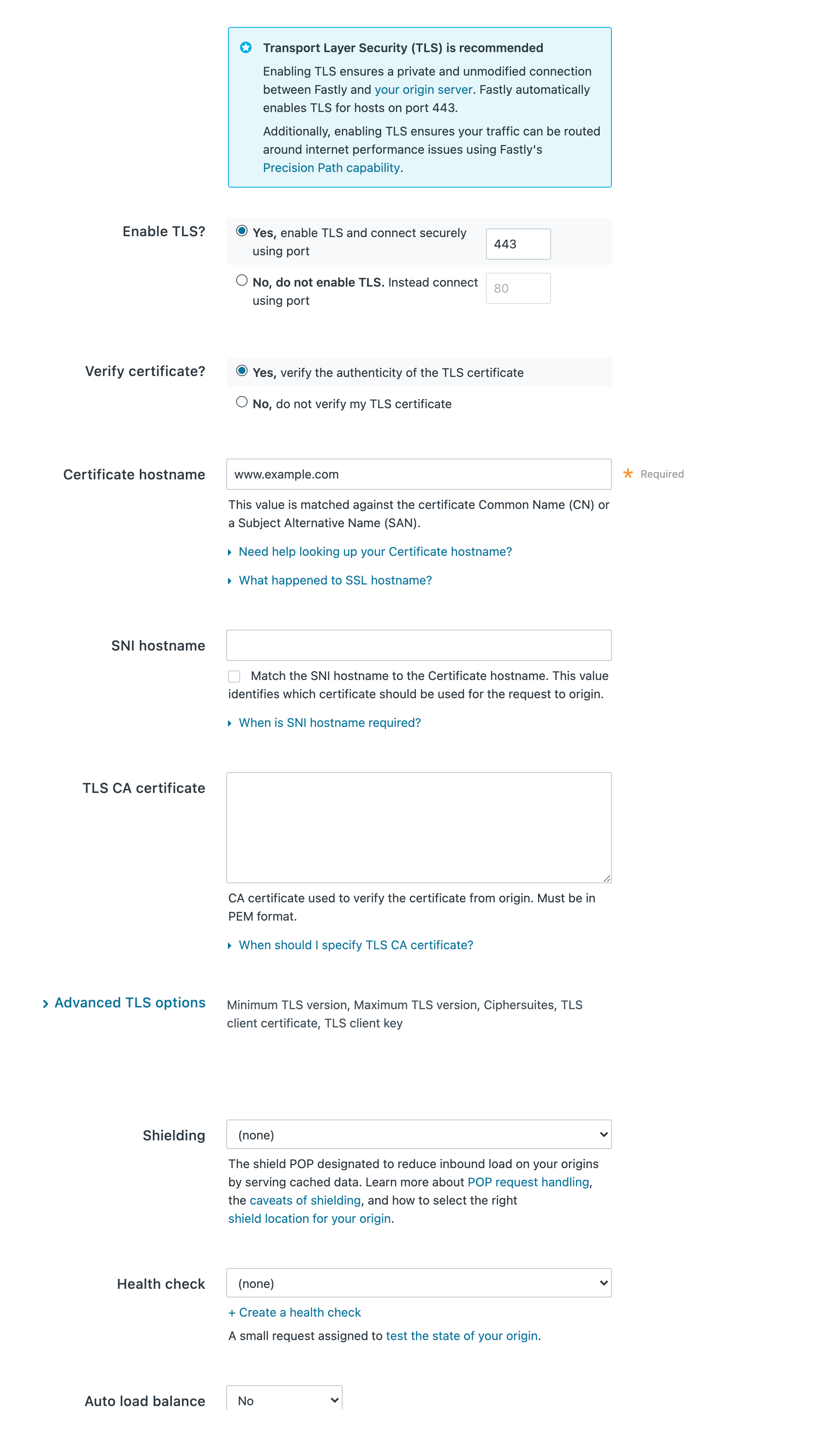 Transport Layer Security (TLS)