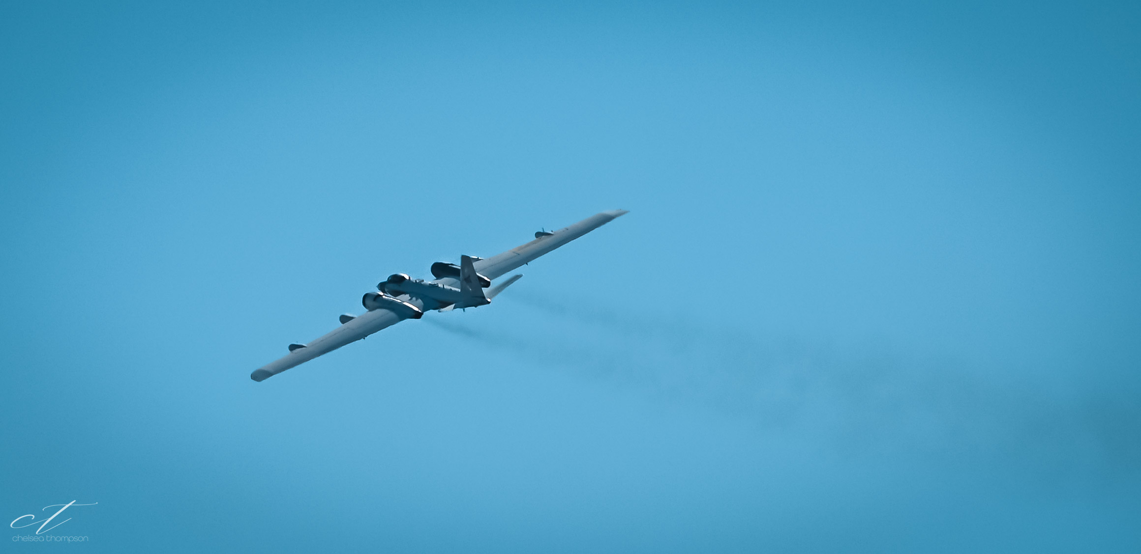 NASA's WB-57 takes off on a test flight from Ellington Field, in Houston, Texas, link to article