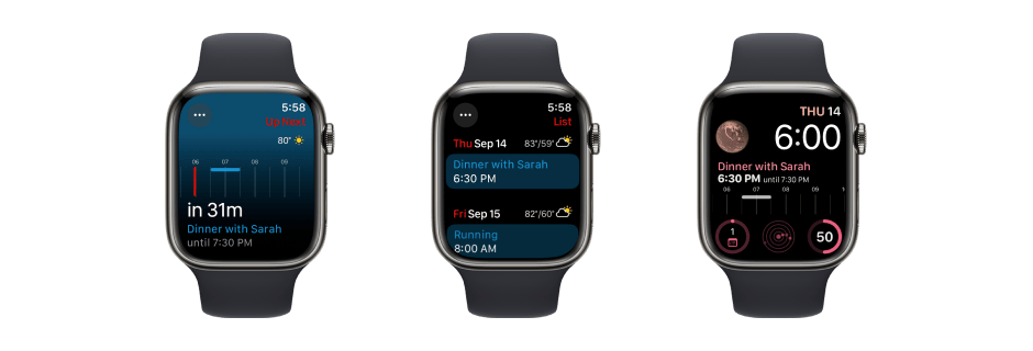 Screenshot of Fantastical for Apple Watch