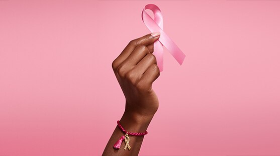 images of Estee Lauder Breast Cancer Campaign