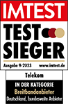 Testsiegel imtest.de Testsieger Breitband