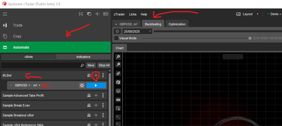 CTrader Backtesting