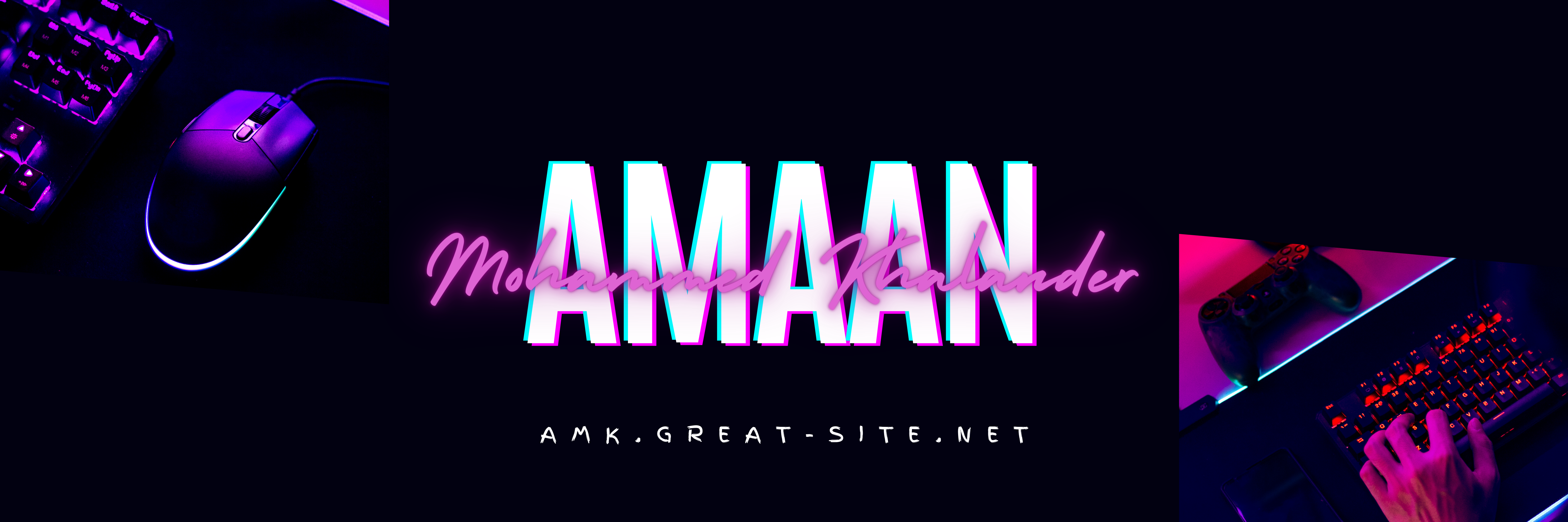 Amaan's GitHub Banner