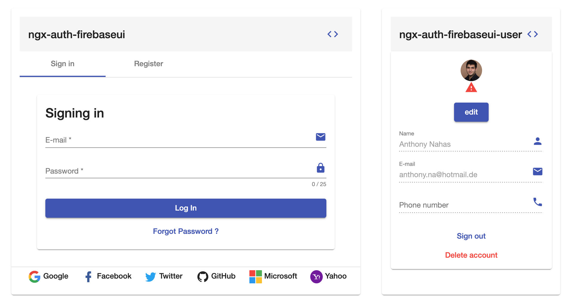 ngx-auth-firebaseui sign in