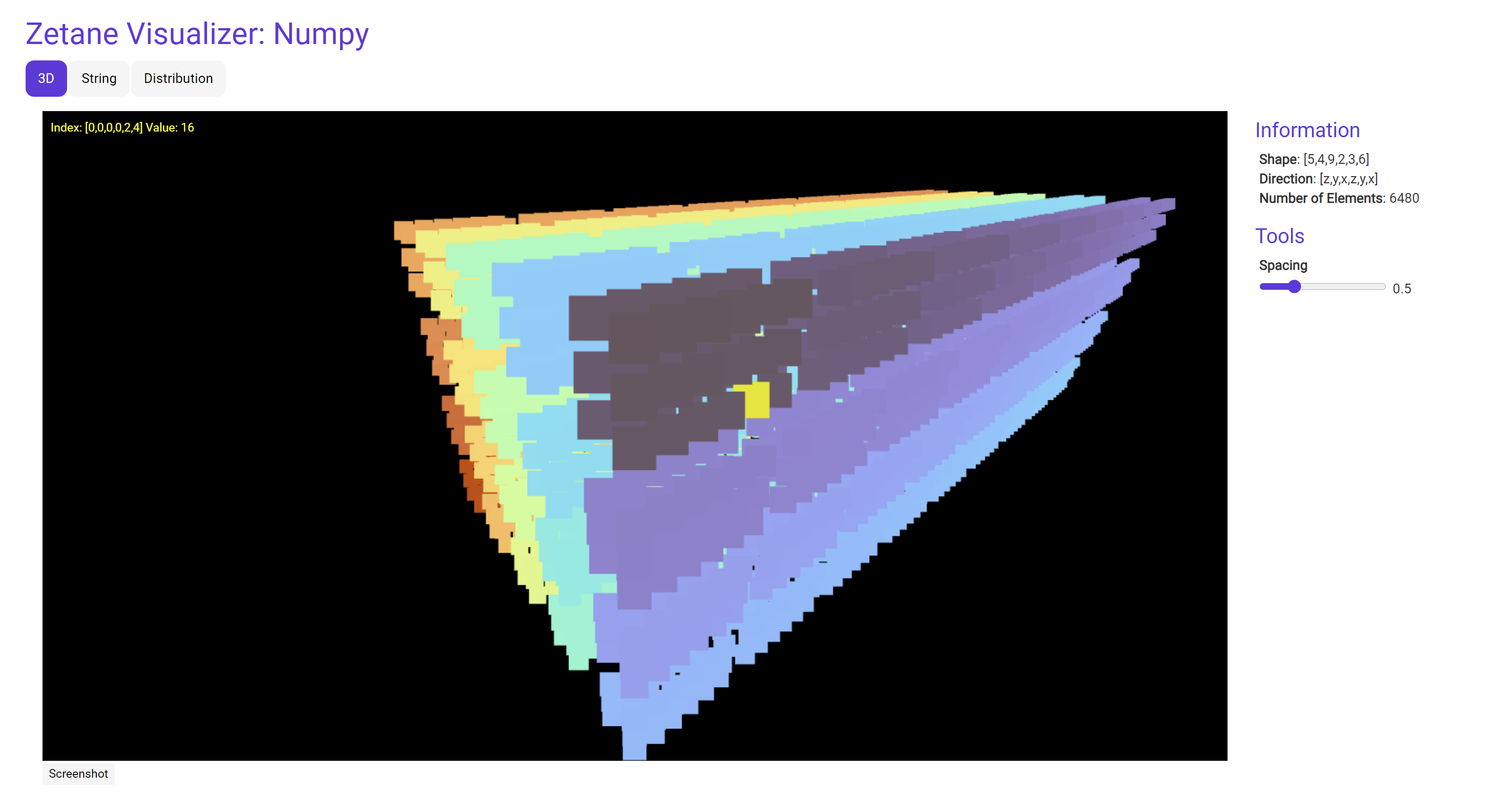 Pipeline Screenshot Numpy