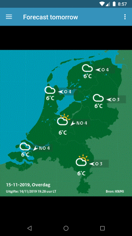 NLWeer KNMI forecast