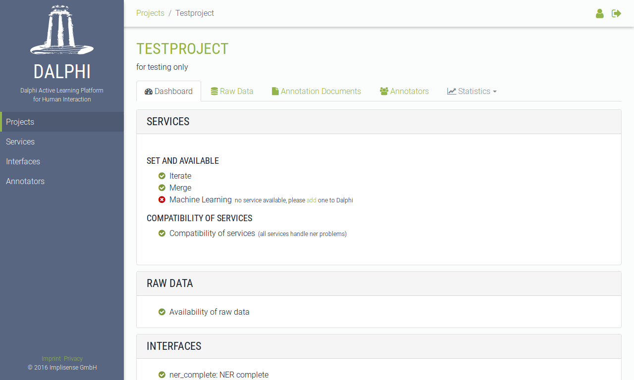 Projects Dashboard