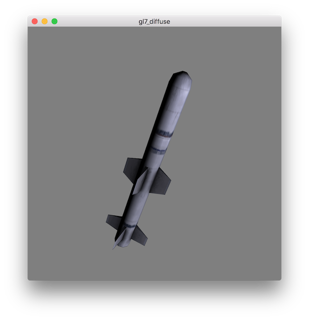 Screenshot of the gl7_diffuse example