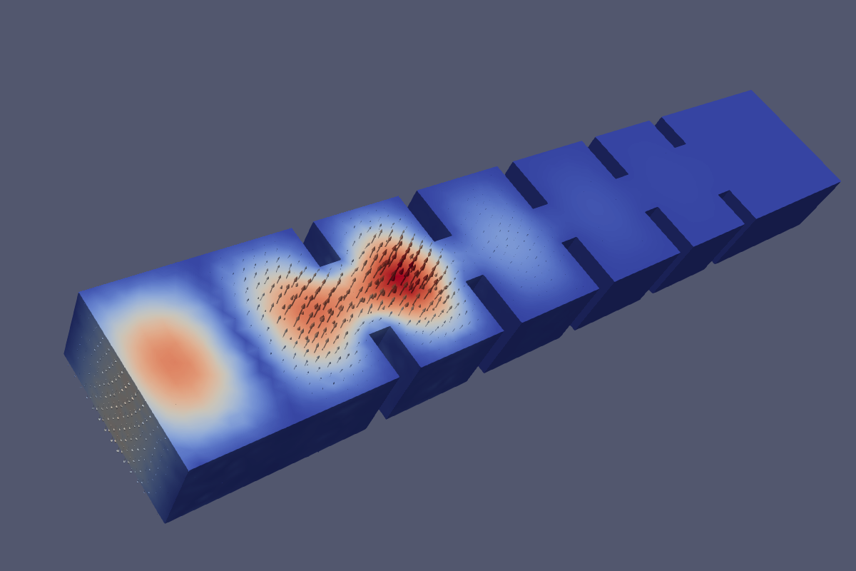 Real component of electric field