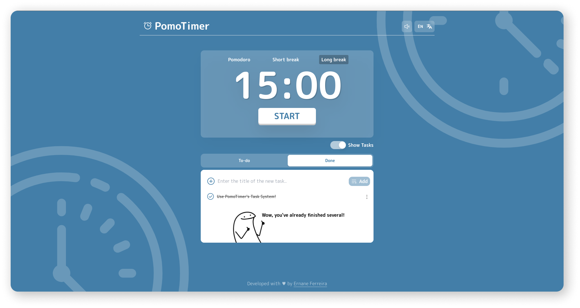 PomoTimer preview