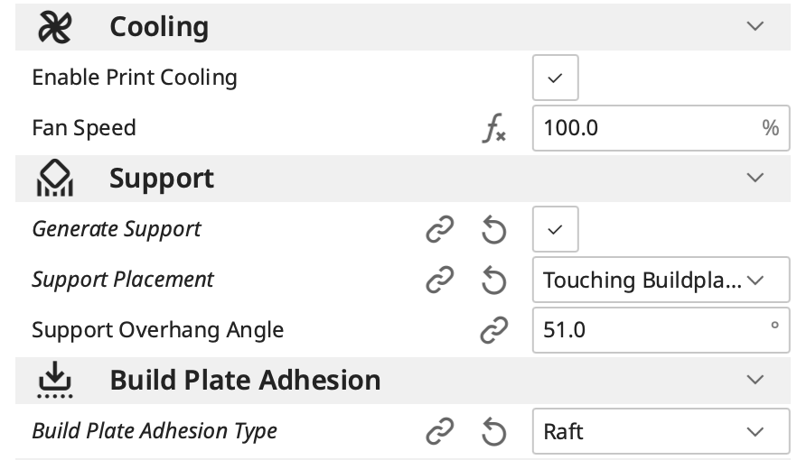 Cura settings 1