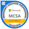 MCSA Cloud Platform Badge