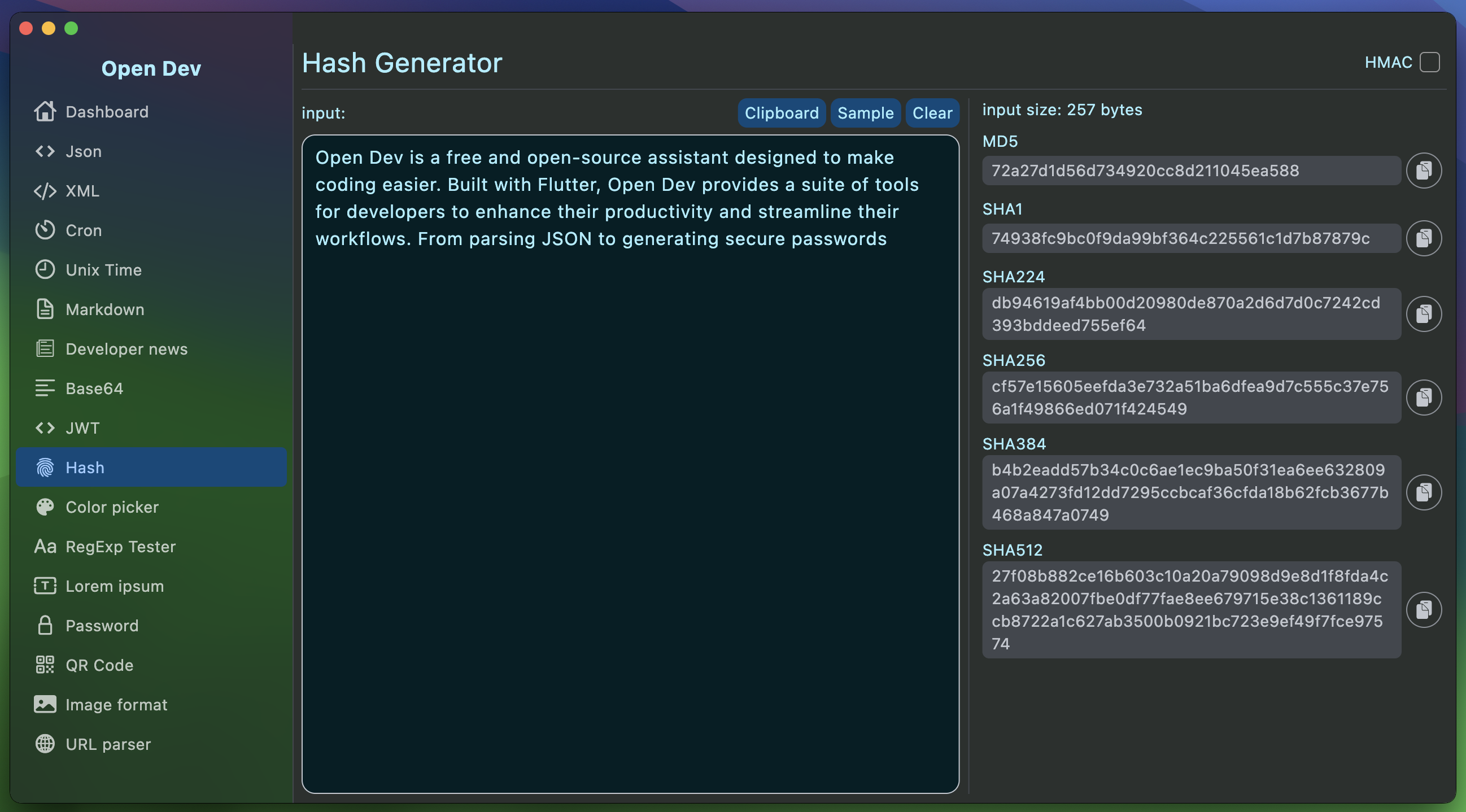 Hash Generator