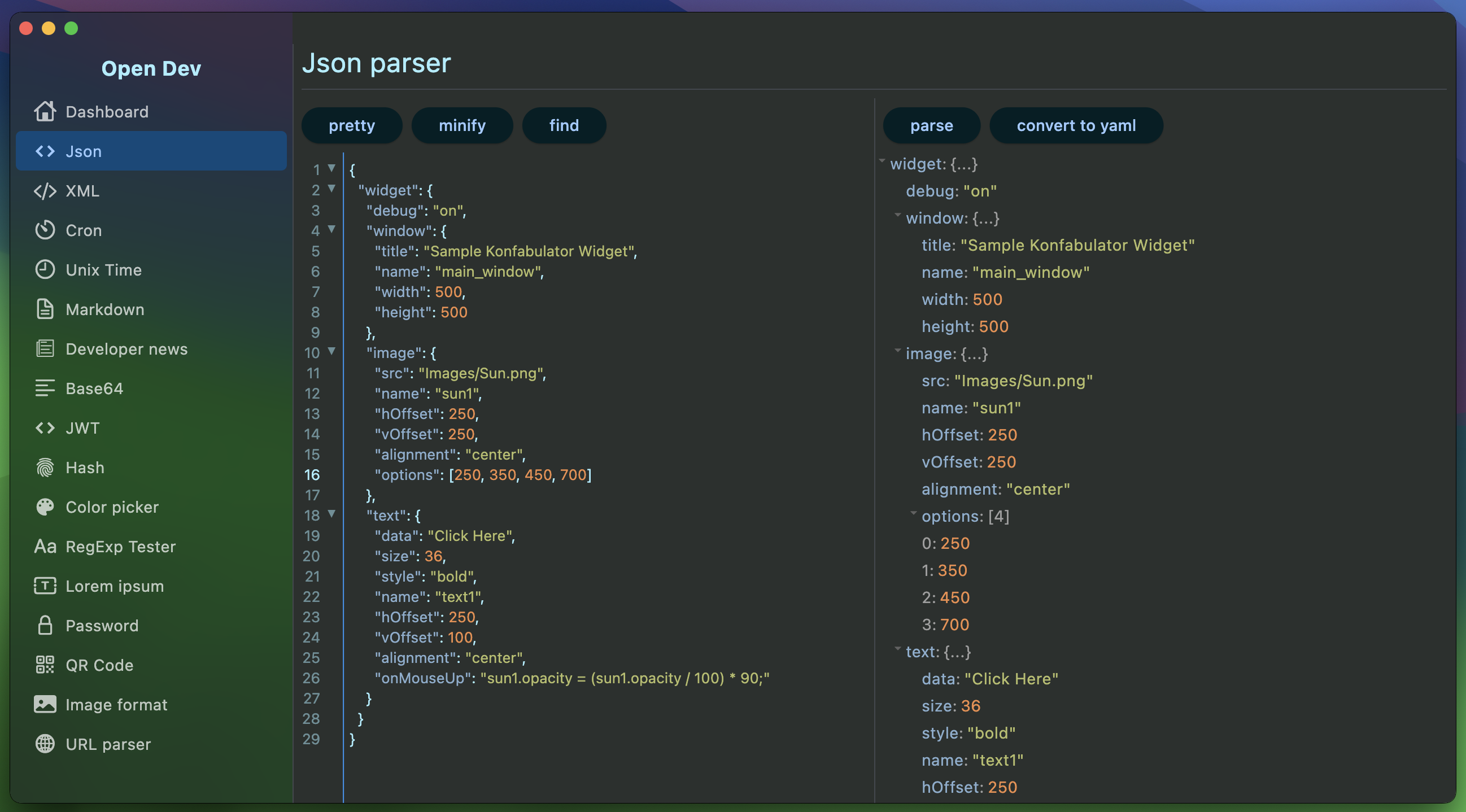 JSON Parser