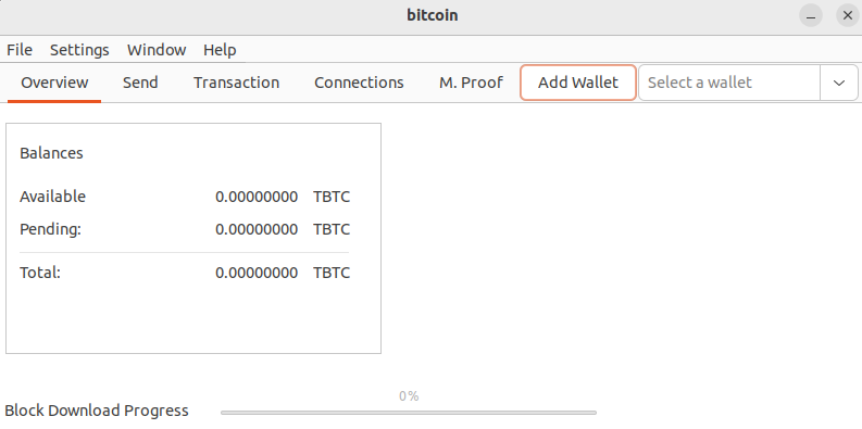 Initial State Of The Application