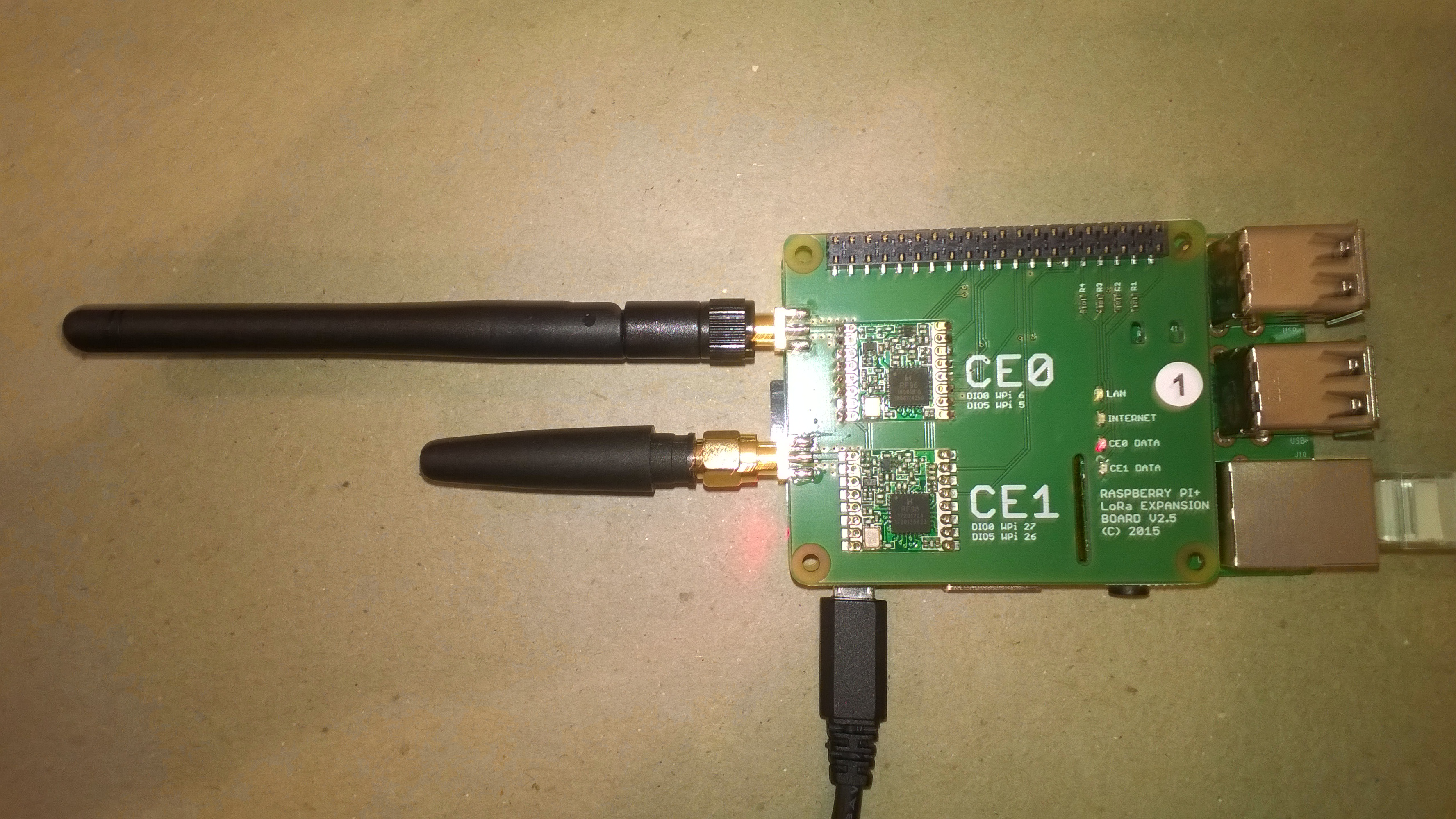 Raspberry Pi+ LoRa(TM) Expansion Board