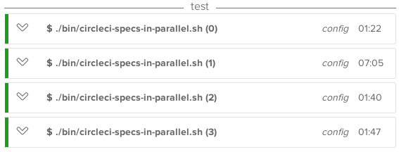 Unbalanced CI nodes without Knapsack gem