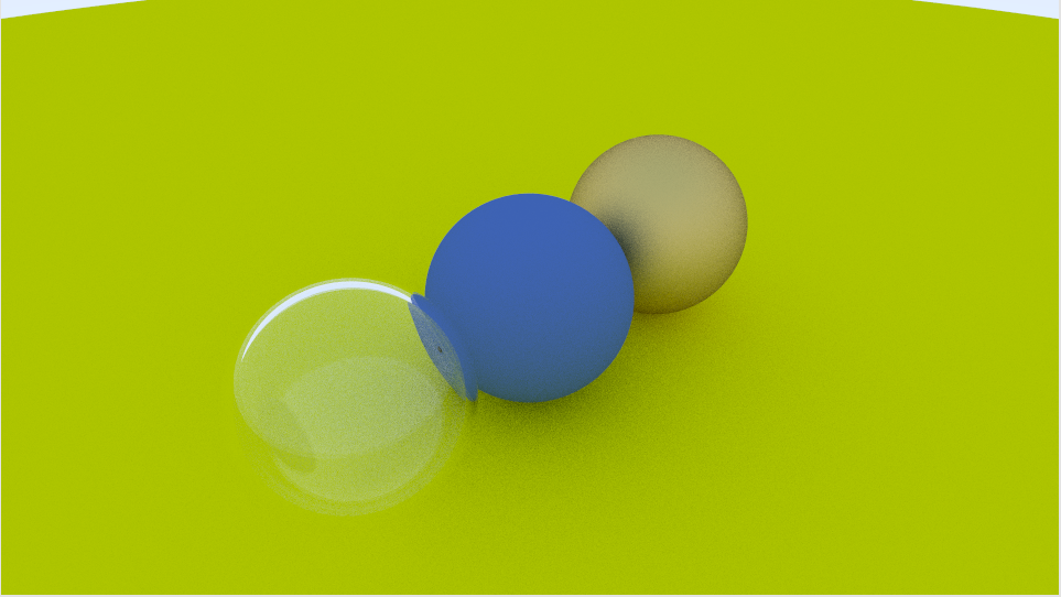 Screenshot with glass, metallic, and diffuse balls