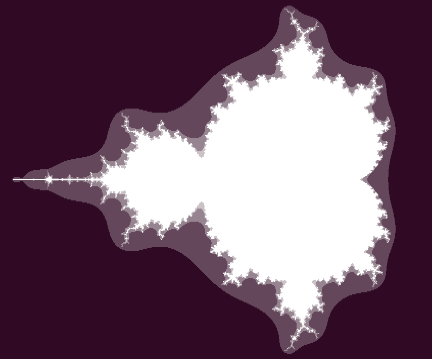 Mandelbrot set in terminal by frascii