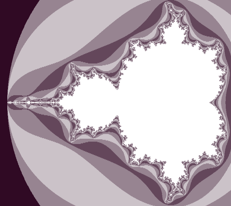 Mandelbrot set in terminal by frascii