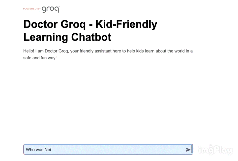 Doctor Groq Chatbot Screenshot