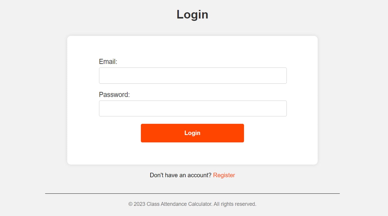 Login Page