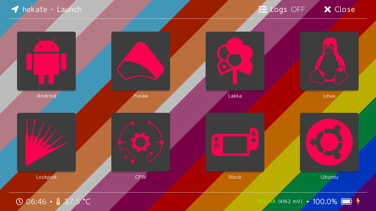 A preview of the hue icons.