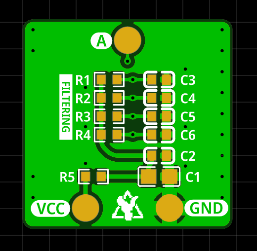 Back Side PCB Rendering