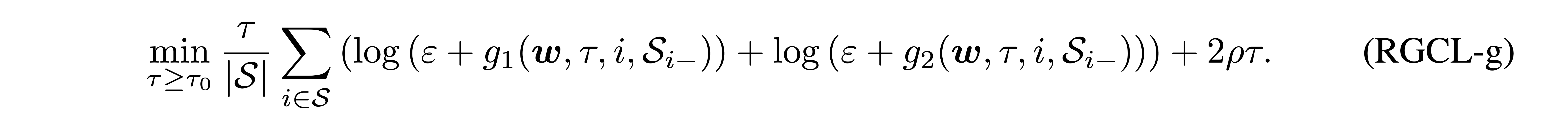 RGCL-g Loss