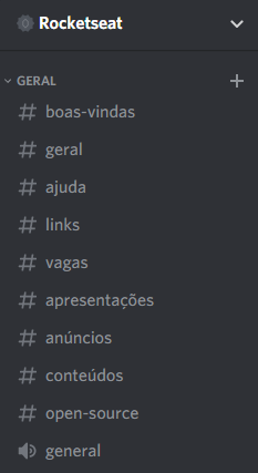 Lista de canais