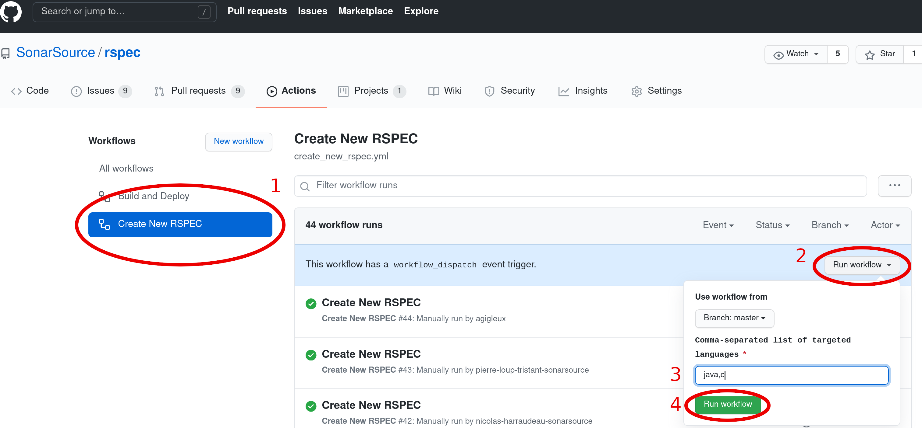 new rule workflow