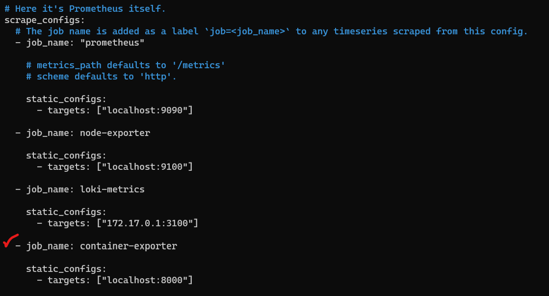 Prometheus config
