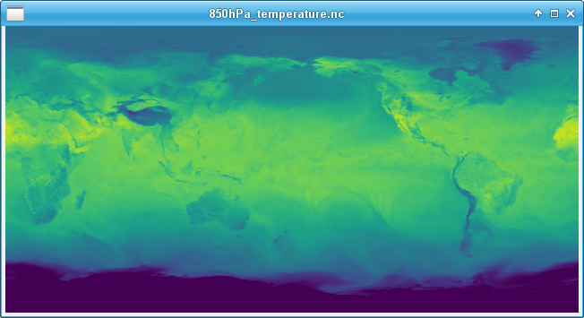 Example of Viridis colormap