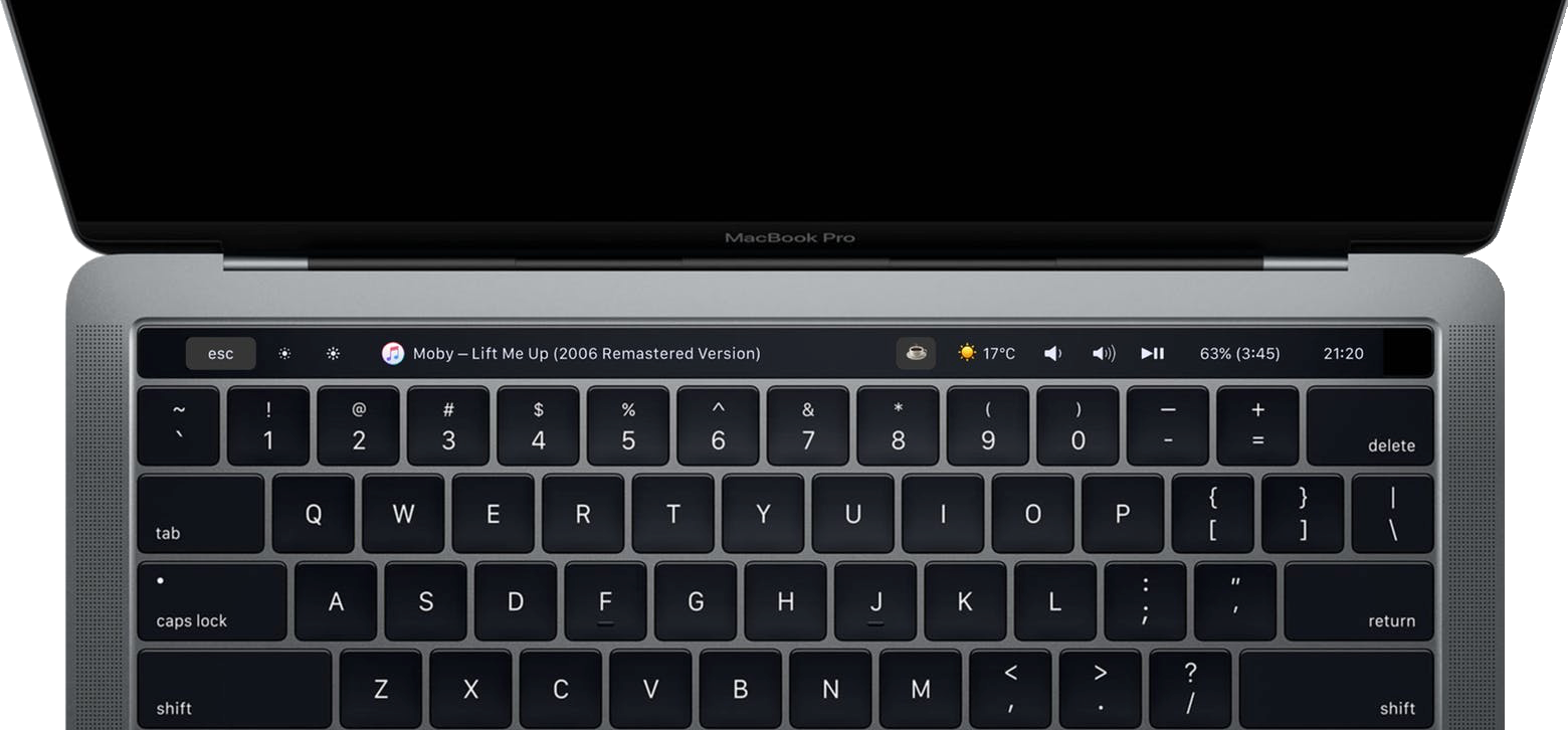 Mackbook with touchbar