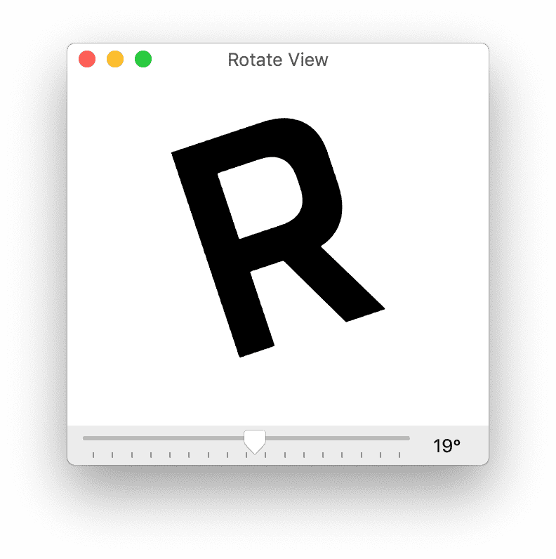 RotateView window