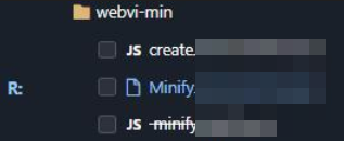 Files tree highlighting.