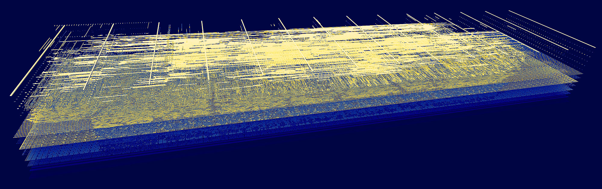 TT07 raybox-zero silicon layout (GDS) exploded view generated by Tiny Tapeout flow