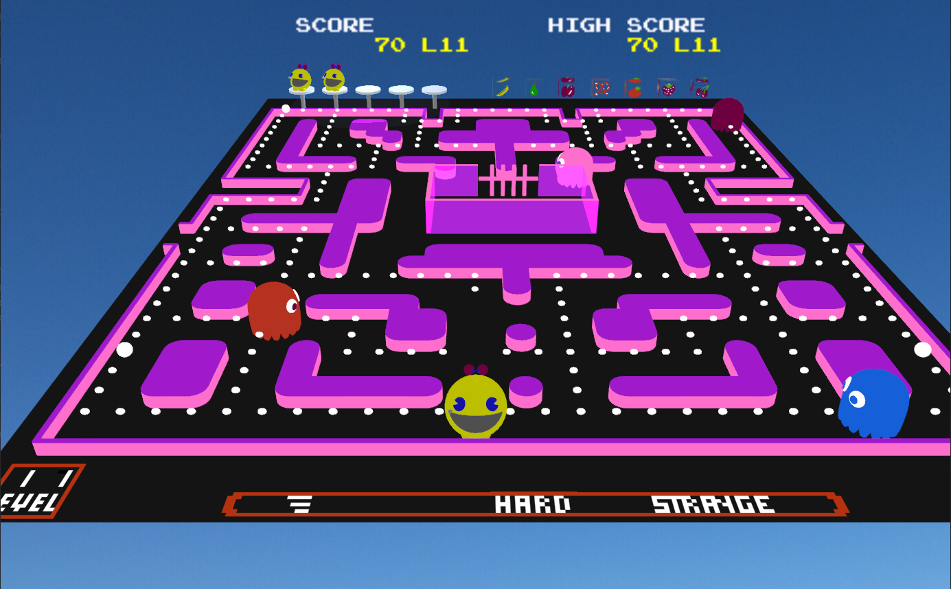 Ms. Pac-Man Tengen Play Scene